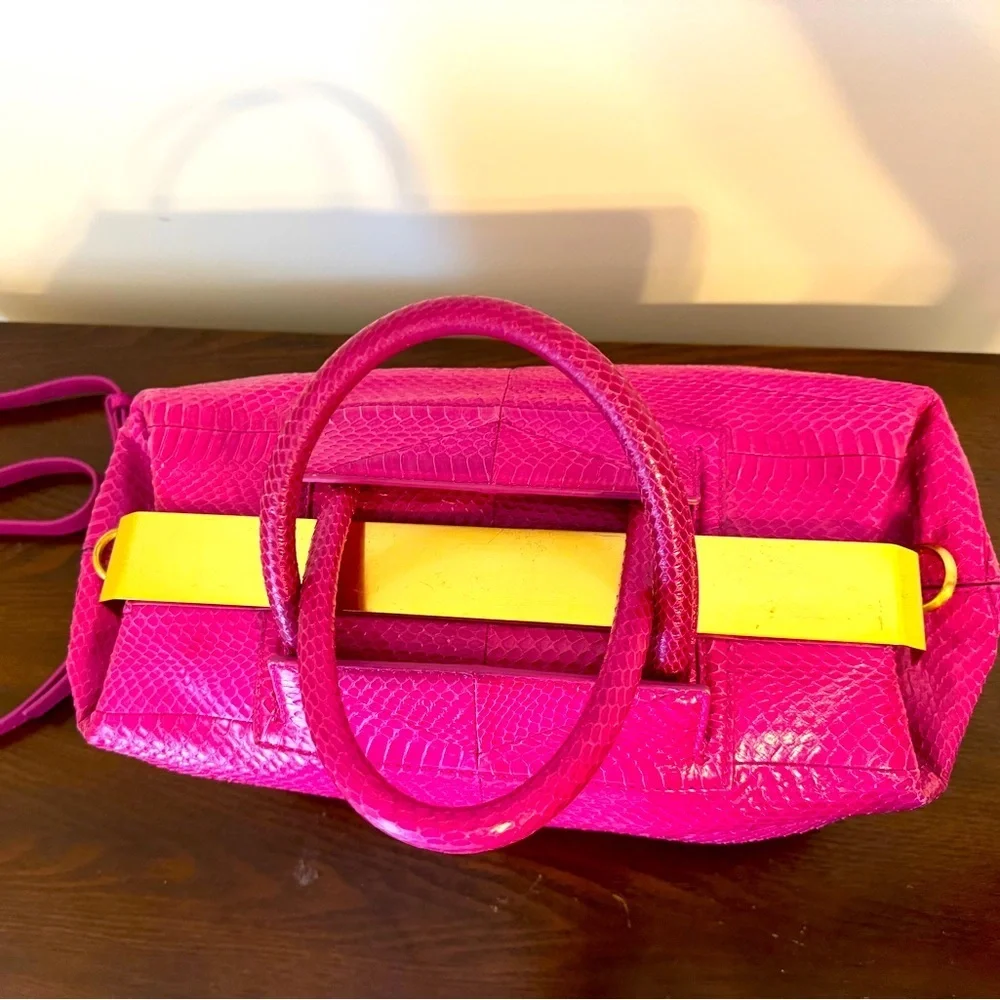 Brian Atwood Bags | Brian Atwood Genuine Snakeskin Bag Color: Magenta